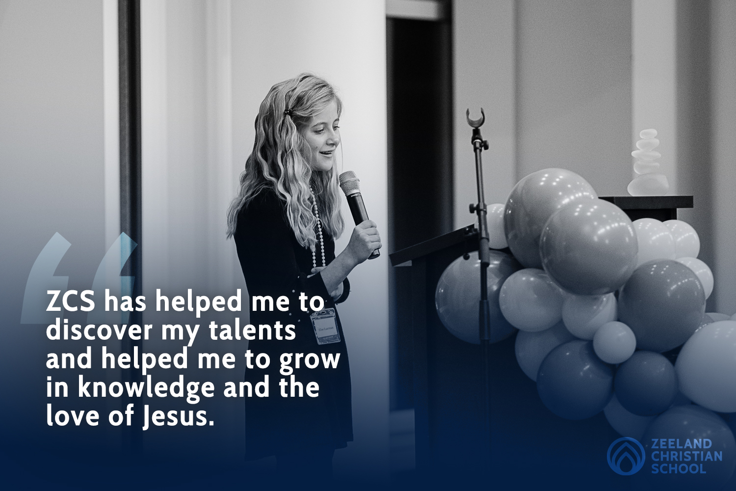 Amaya Legacy 2022 Amaya Laarman shares her ZCS experience at the Legacy Event, November 2022