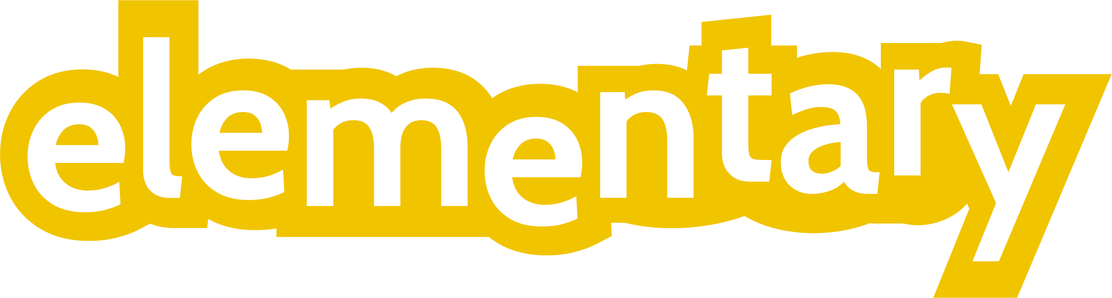 elementary bubble text